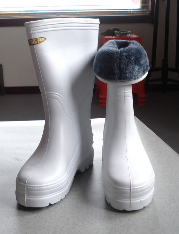 EVA材（824白棉）雨靴